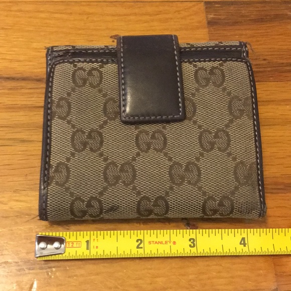Gucci wallet GG canvas - Picture 2 of 8